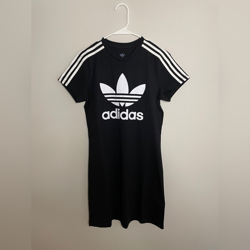 Adidas Adicolor Trefoil Tee Dress 3 Stripes
